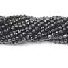 Natural Black Onyx Faceted Cut Round Ball Beads Strand Length is 14 Inches & Sizes from 2mm approx.